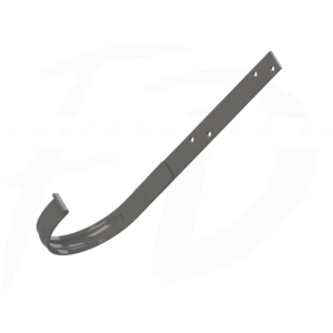 Hak dokrokwiowy stalowy 100x150 firmy KROP kolor grafit